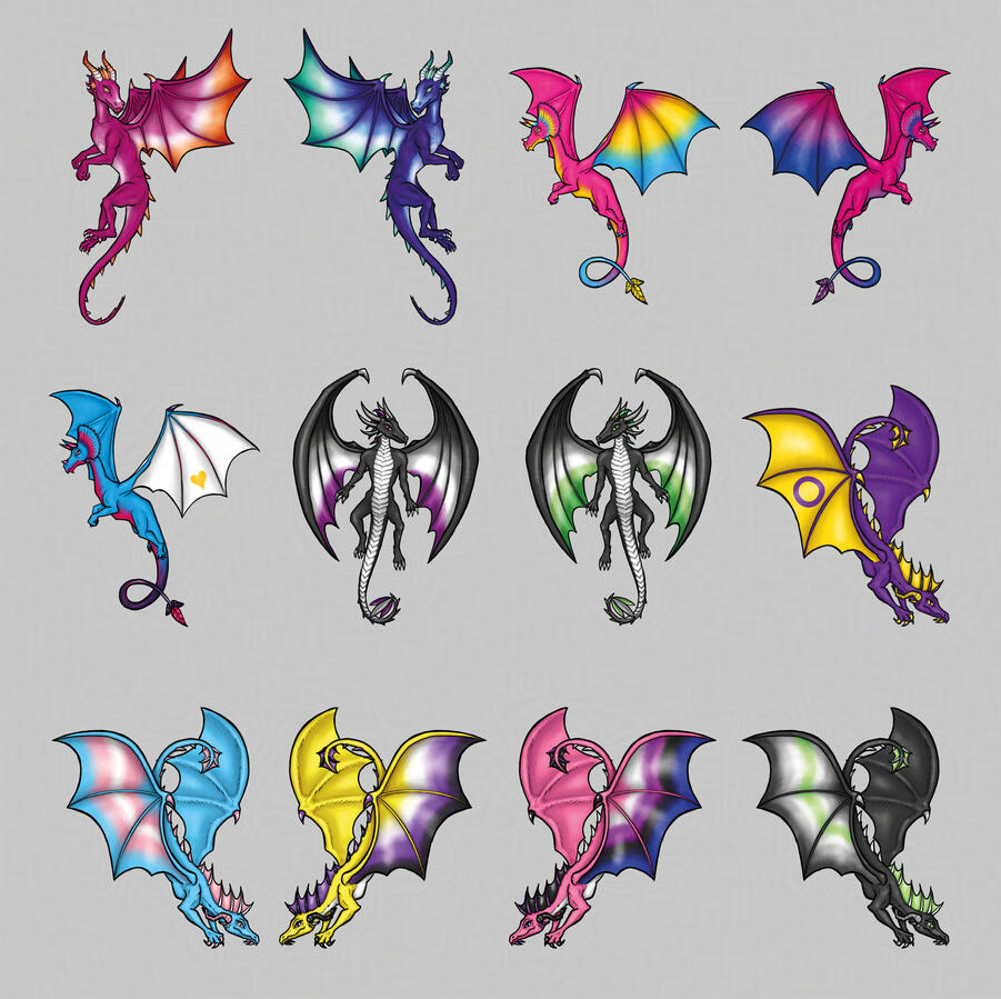 LGBTQIA+ dragons