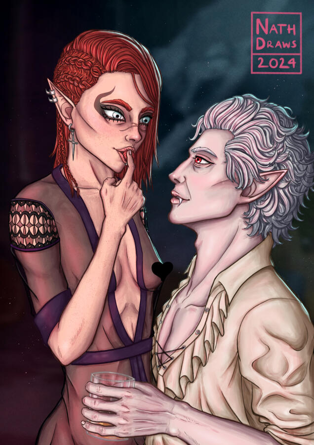 Fox and Astarion - gift for @just.poro on Insta